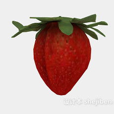 草莓水果食品3d模型下载